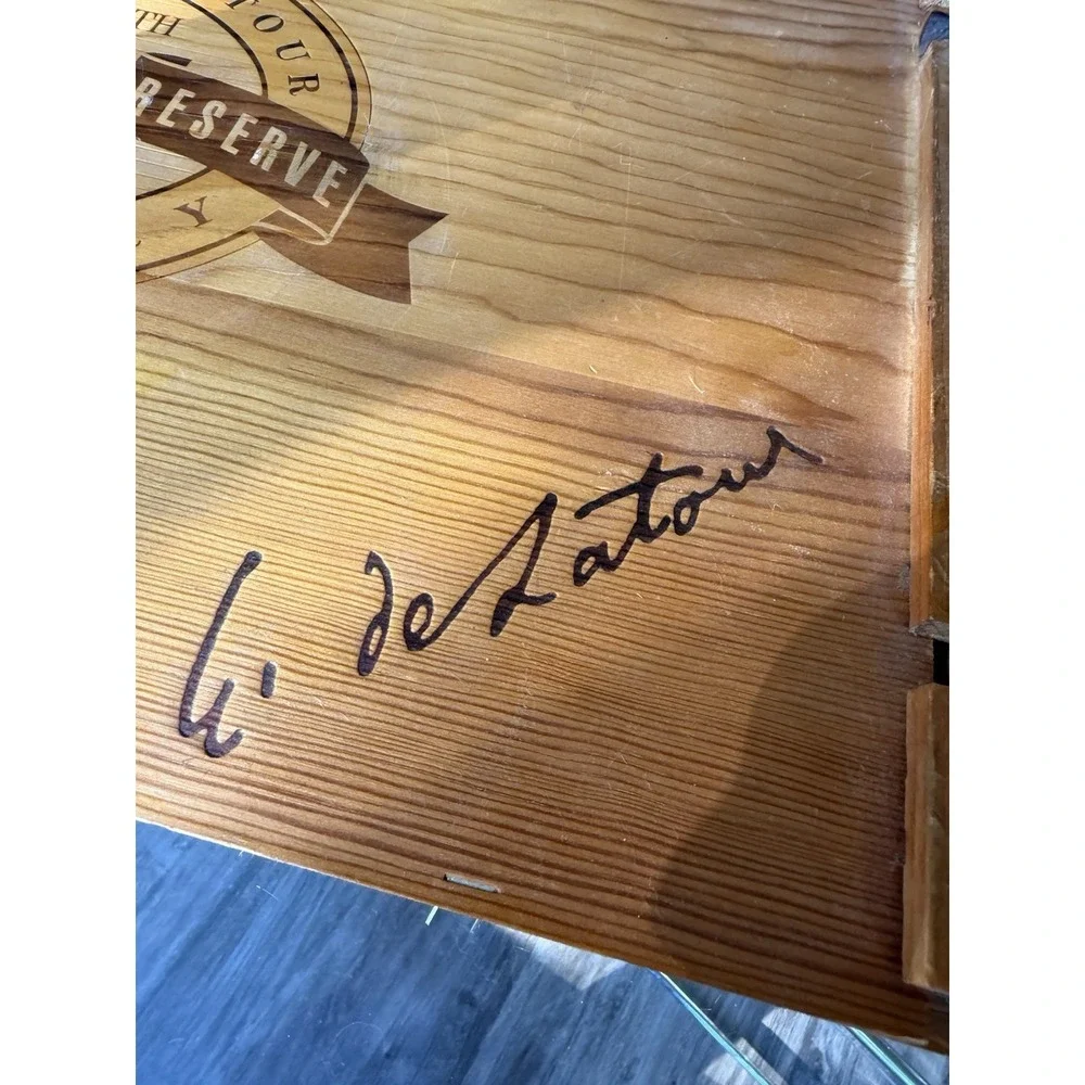 Beaulieu Vineyard BV Georges de Latour 50th Anniversary Wood Wine Crate Box Napa